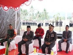 Polres Bolmut Gelar Upacara HUT Bhayangkara ke 76 di Lapangan Santika Satyawada