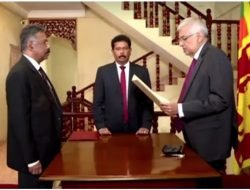 PM Sri Langka Ranil Wickremesinghe di Lantik Sebagai Penjabat Presiden Baru