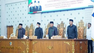 Ranperda APBD Bolmut Tahun Anggaran 2023 Resmi Diparipurnakan