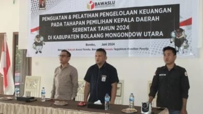 Bawaslu Bolmut Matangkan Penguatan Pengelolaan Keuangan Pilkada Serentak Tahun 2024