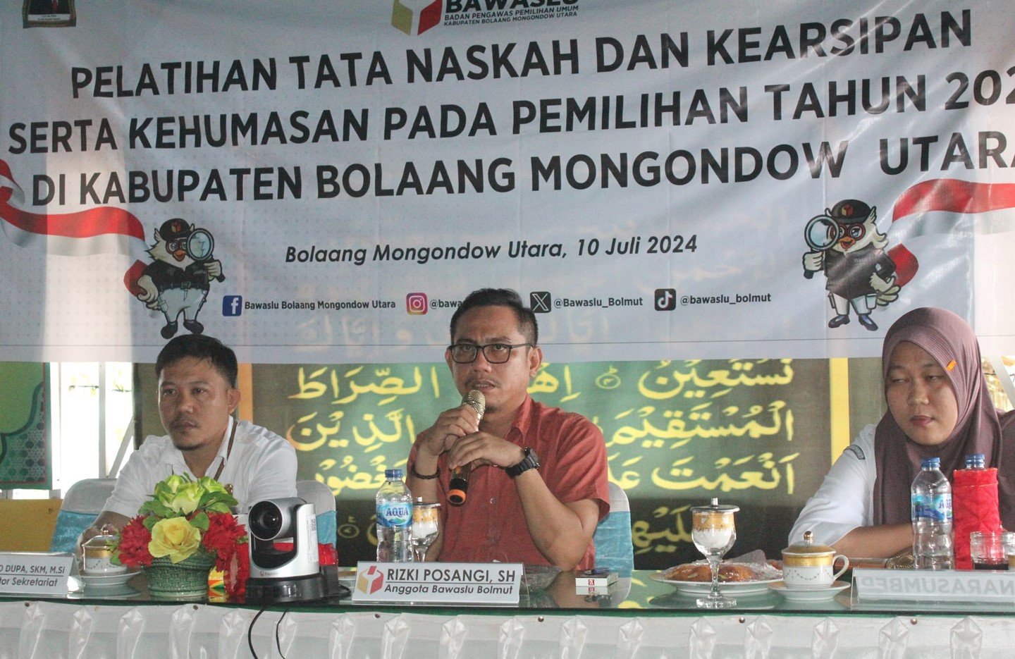 Pimpinan Bawaslu Bolmut Rizki Posangi