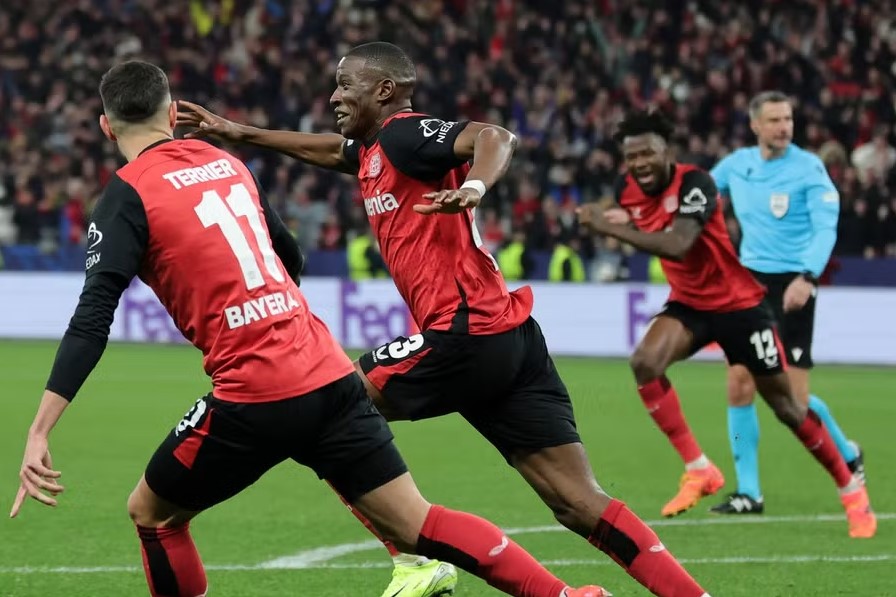 Bayer Leverkusen vs Inter Milan,Mukiele menjadi pahlawan Bayer
