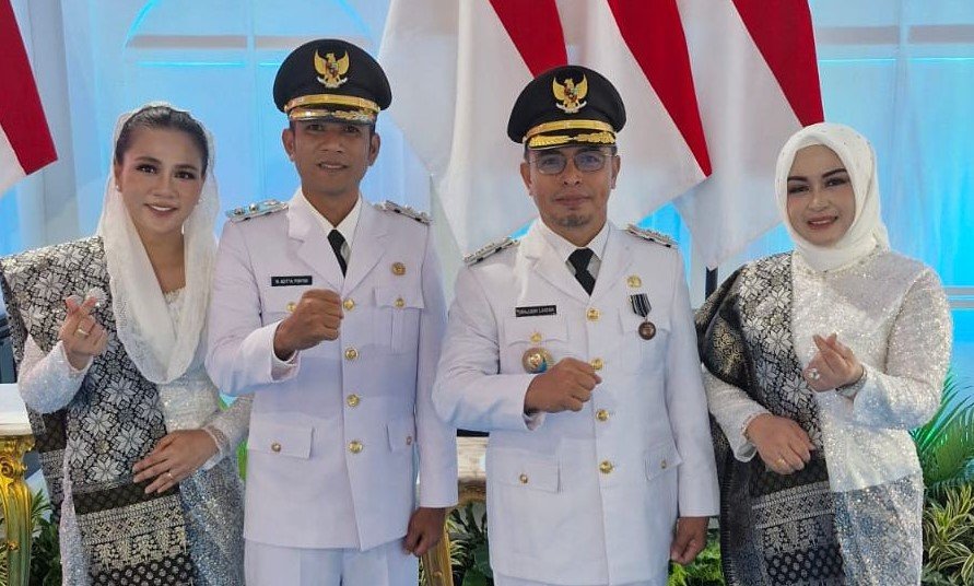 Pasangan Sirajudin Lasena dan Aditya Pontoh dilantik Presiden Prabowo