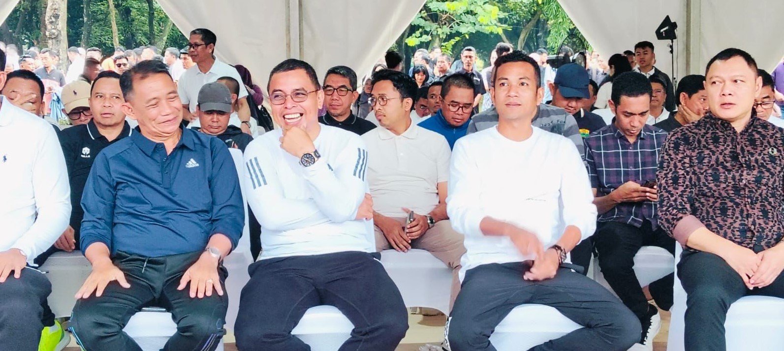 Bupati Bolmut saat gladi pelantikan