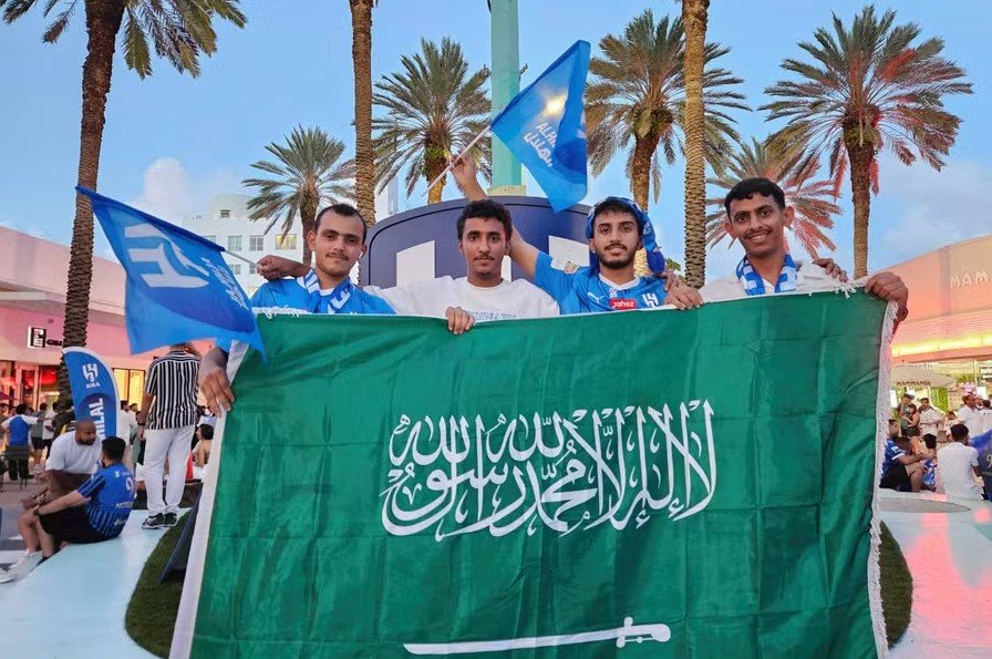 Al Hilal vs Real Madrid, Antusias Suporter Hilal di Piala Dunia Antarklub FIFA 2025