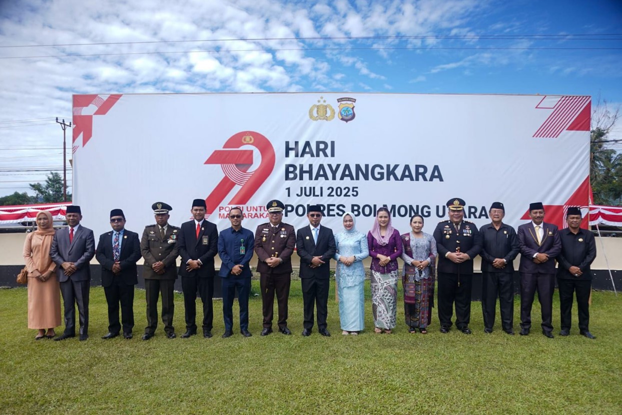 HARAPAN DPRD BOLMUT DI HUT KE-79 BHAYANGKARA 2025