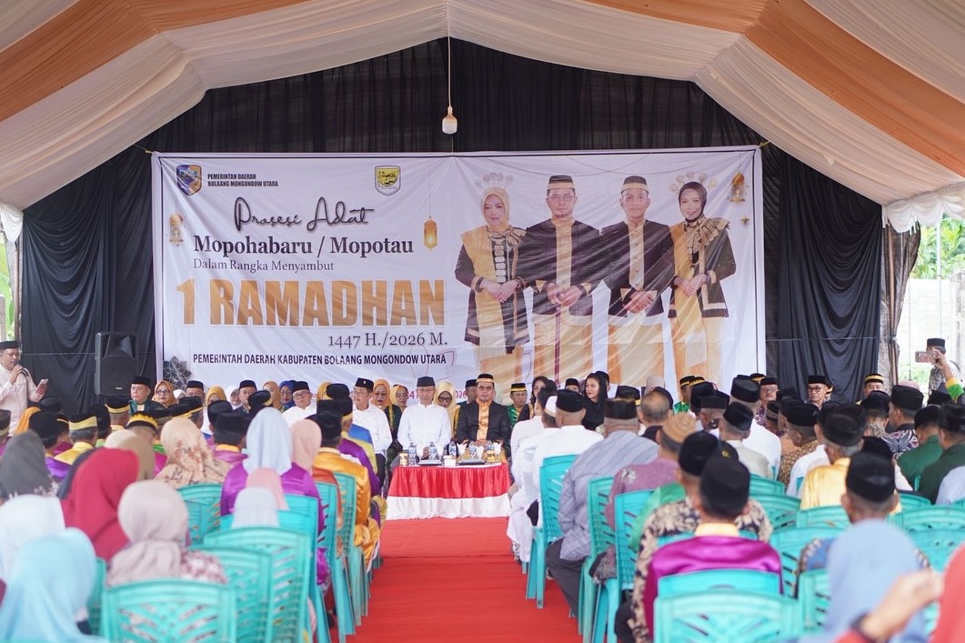 Prosesi Adat Mopohabaru di Bolaang Mongondow Utara