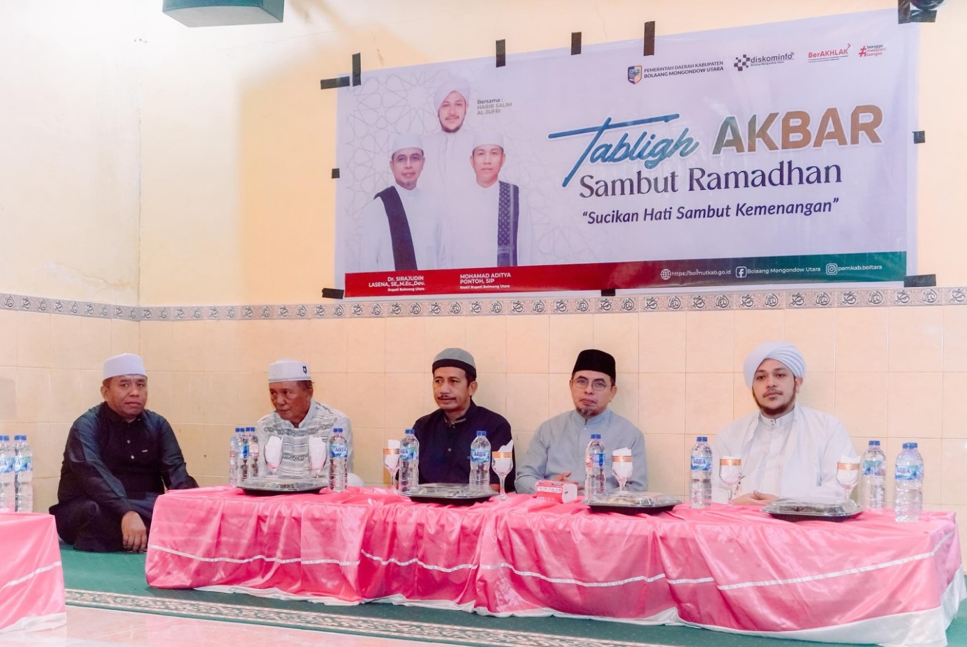 Bupati Bolmut menghadiri tabligh akbar sambut Ramadhan di Masjid Al-Hidayah